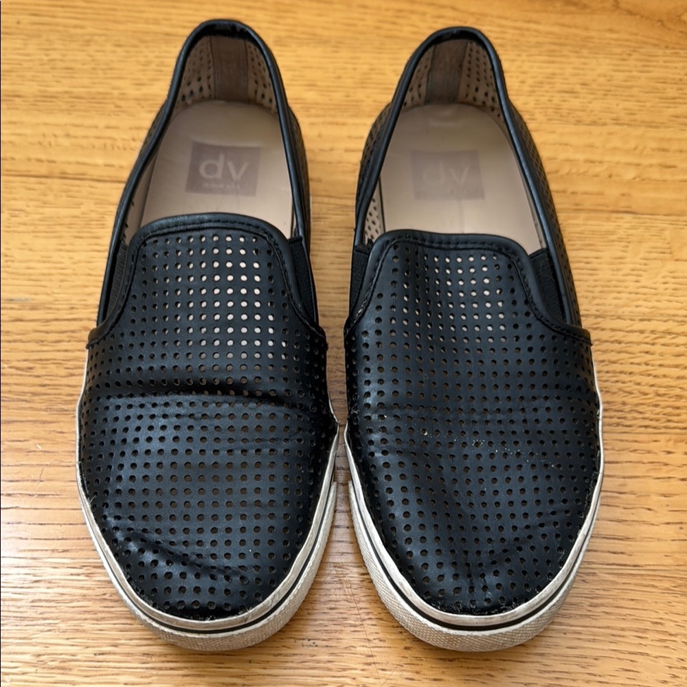 DV by Dolce Vita Black Perforated Sneakers